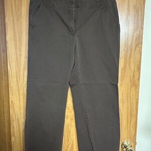 St. John's Bay Dark Brown Stretch Pants